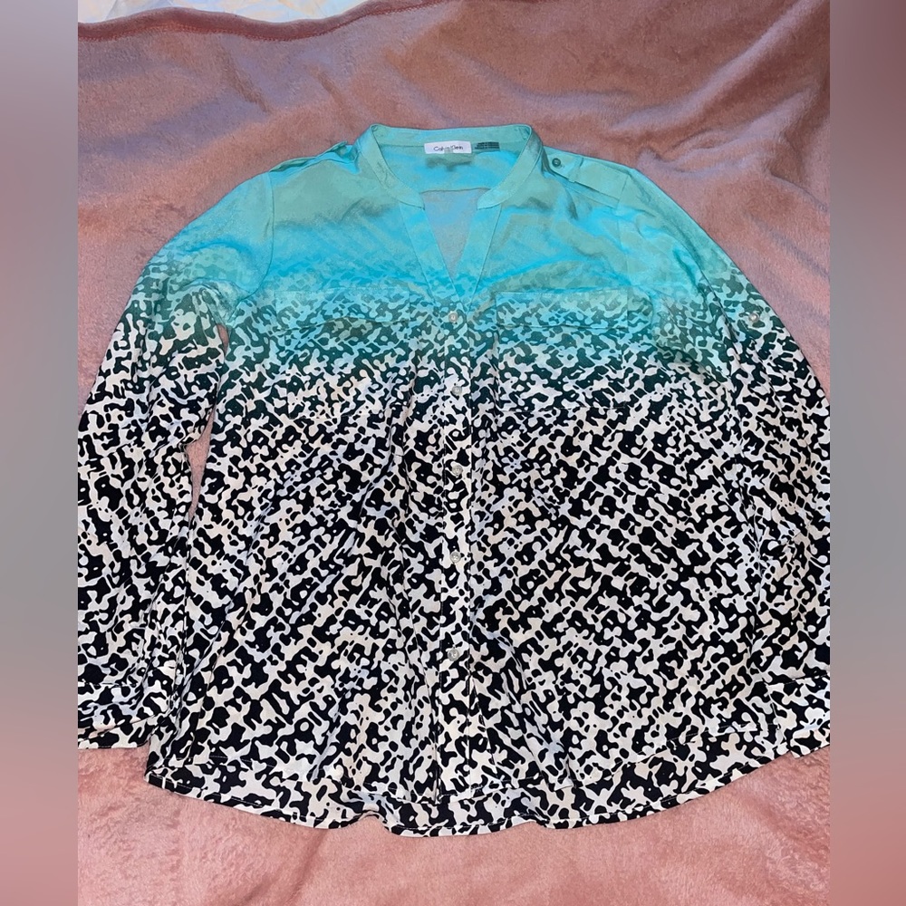 Calvin Klein Long Sleeve Blouse